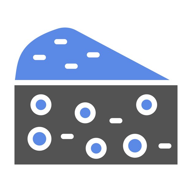 Diseño vectorial Roquefort Estilo de icono