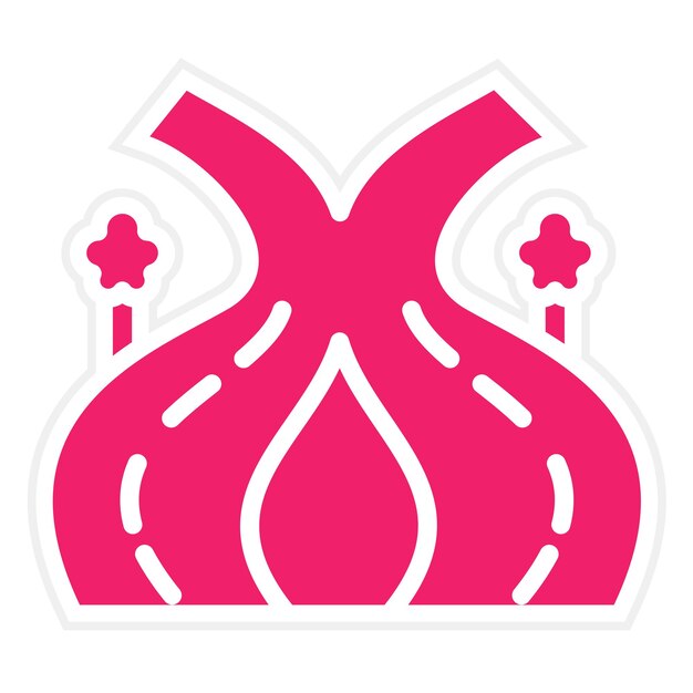 Diseño vectorial de la ruta de bienestar Estilo del icono