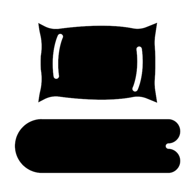 Diseño vectorial de sábanas de lino Estilo del icono