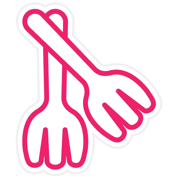 Diseño vectorial Sabor Estilo del icono del explorador