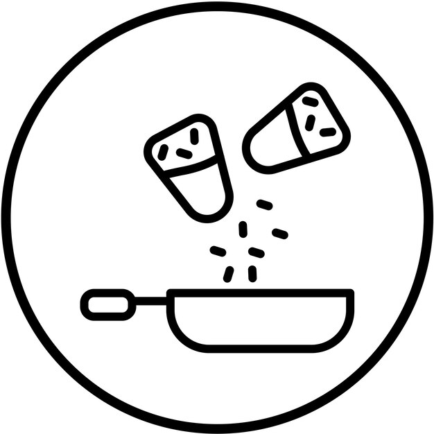 Diseño vectorial Sabor Estilo del icono de Fiesta
