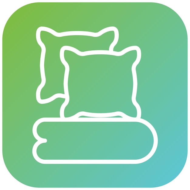 Diseño vectorial Satin Duvet Estilo de icono