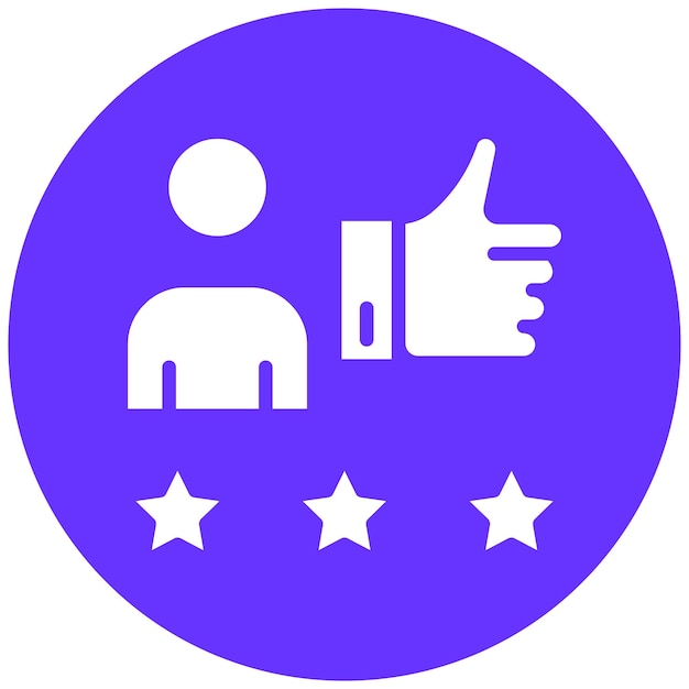Diseño vectorial Satisfacción del cliente Estilo del icono