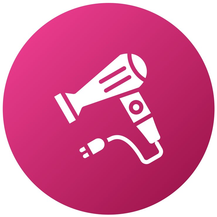 Vector diseño vectorial secador eléctrico estilo de icono