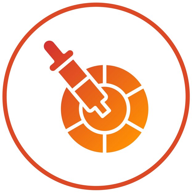 Diseño vectorial Selector de colores Estilo de icono