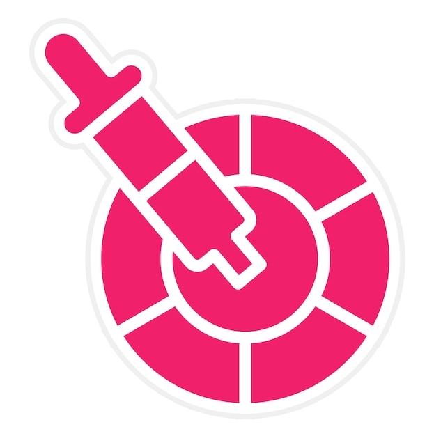 Diseño vectorial Selector de colores Estilo de icono