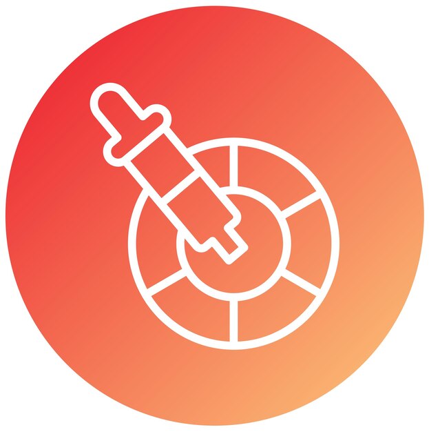 Diseño vectorial Selector de colores Estilo de icono