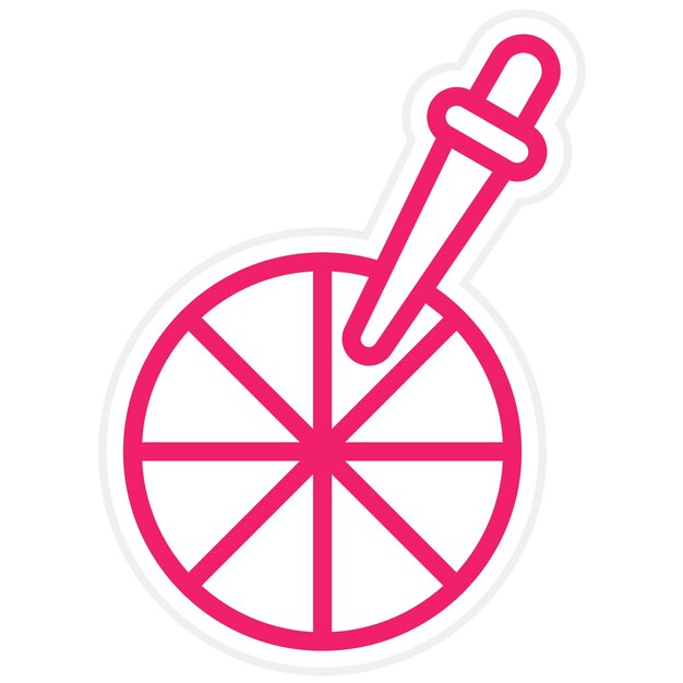 Diseño vectorial Selector de colores Estilo de icono