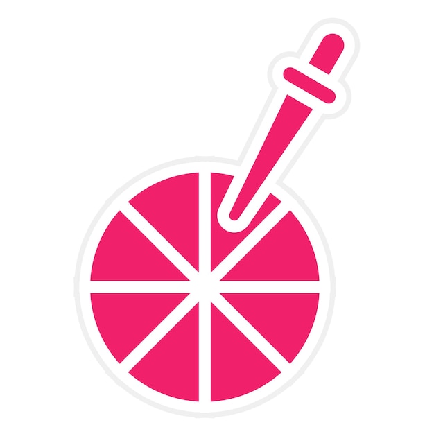 Diseño vectorial Selector de colores Estilo de icono