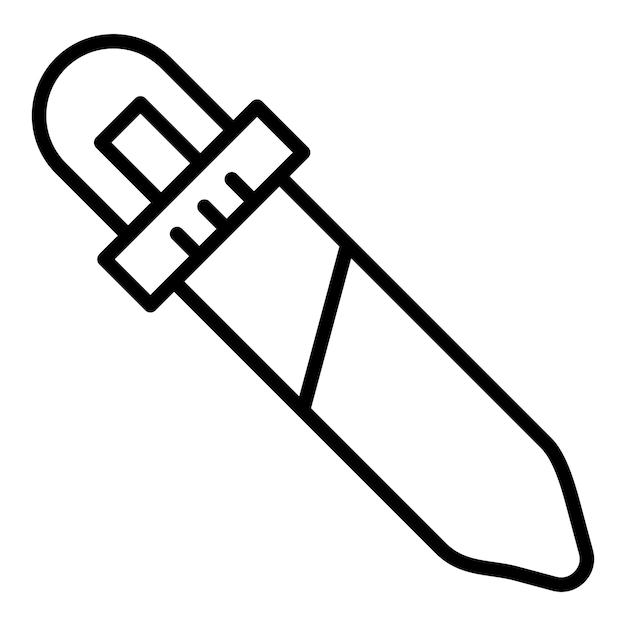 Diseño vectorial Selector de colores Estilo de icono