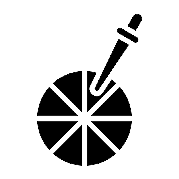 Diseño vectorial Selector de colores Estilo de icono