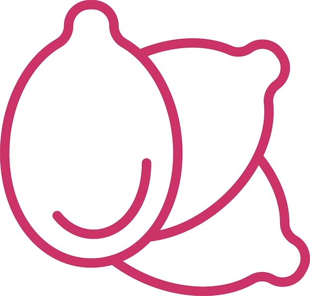 Diseño vectorial de las semillas de lino Estilo del icono