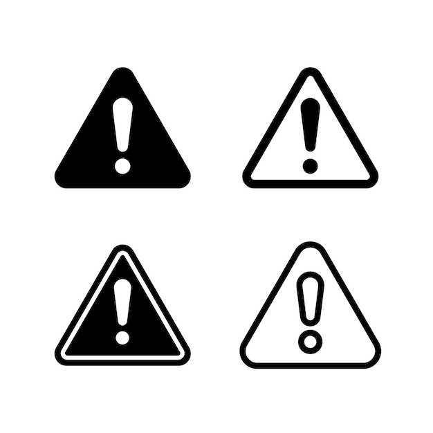 diseño vectorial de señales de atención