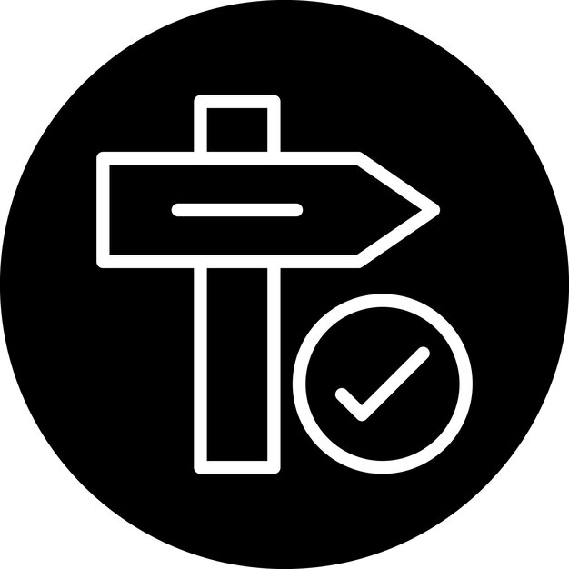 Diseño vectorial de señales de tráfico Estilo de icono