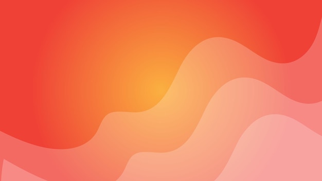 Diseño vectorial sencillo de fondo rojo Fondo de onda suave minimalista elegante para sitio web y prese