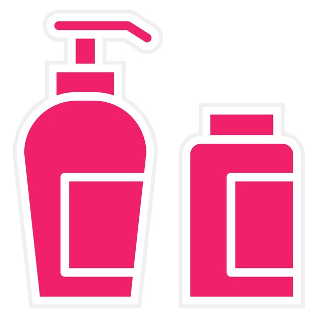 Diseño vectorial de servicios de cuidado personal Estilo de icono