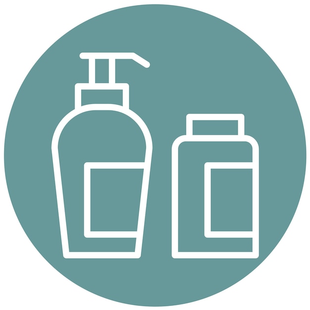 Diseño vectorial de servicios de cuidado personal Estilo de icono
