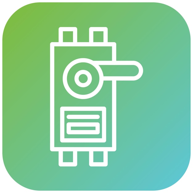 Diseño vectorial Servo Estilo de icono