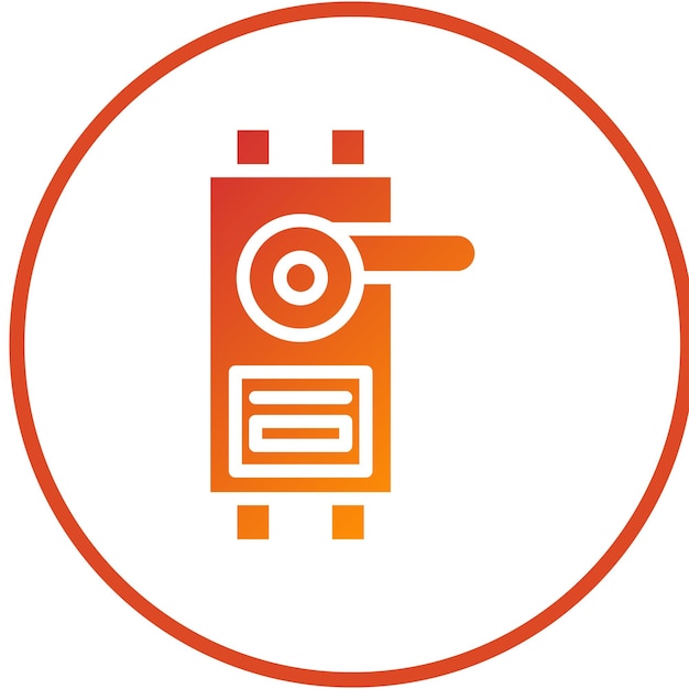 Diseño vectorial Servo Estilo de icono