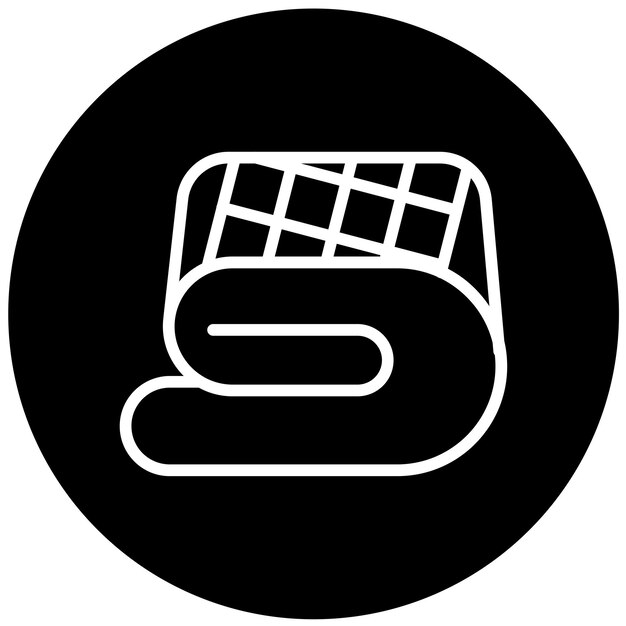 Diseño vectorial Sherpa Estilo del icono de la manta