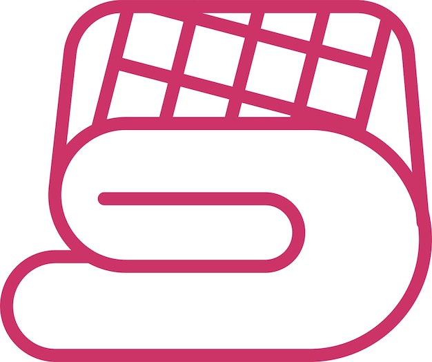 Diseño vectorial Sherpa Estilo del icono de la manta