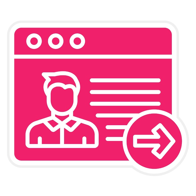 Diseño vectorial Sigue el estilo del icono