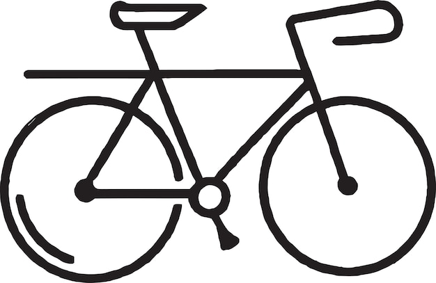 Vector diseño vectorial del sillín de la bicicleta