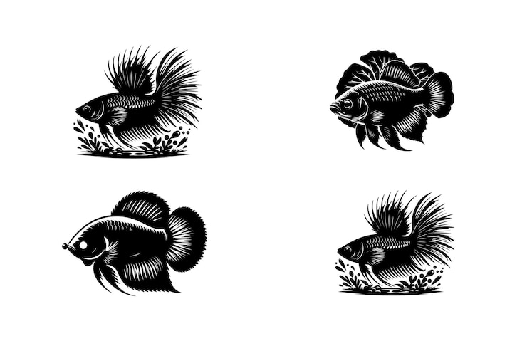 Vector diseño vectorial de silueta
