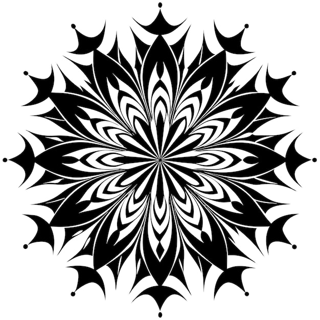 Diseño vectorial de siluetas abstractas sobre un fondo blanco
