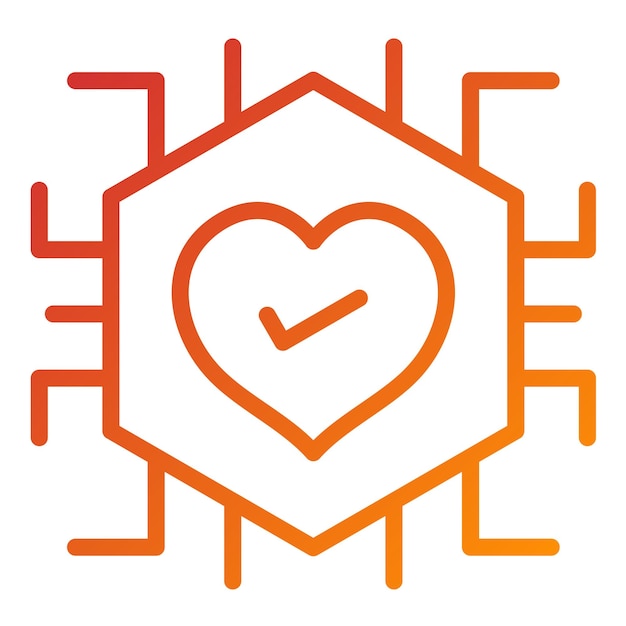 Diseño vectorial Simbolismo de bienestar Estilo de icono