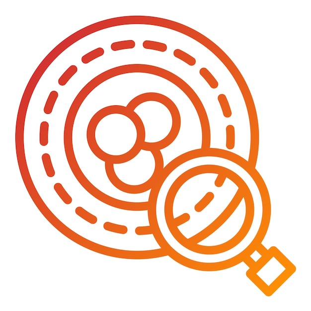 Diseño vectorial Simposio de cáncer Estilo de icono