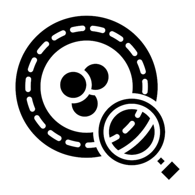 Diseño vectorial Simposio de cáncer Estilo de icono