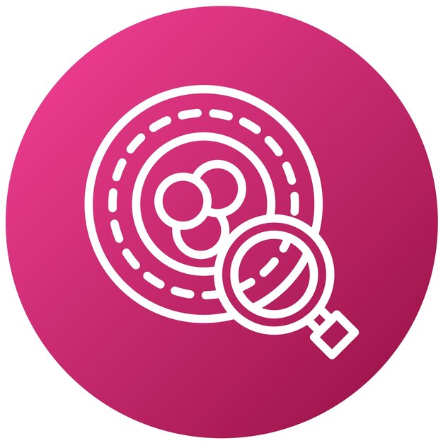 Diseño vectorial Simposio de cáncer Estilo de icono
