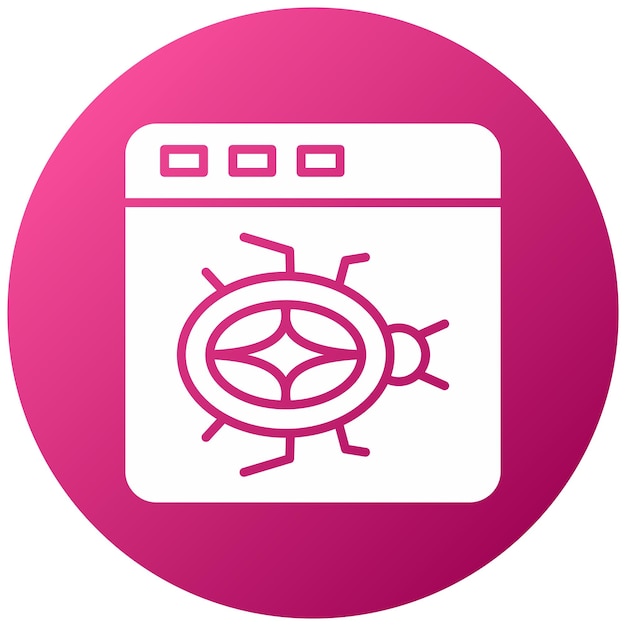 Diseño vectorial del sitio web Estilo del icono del error