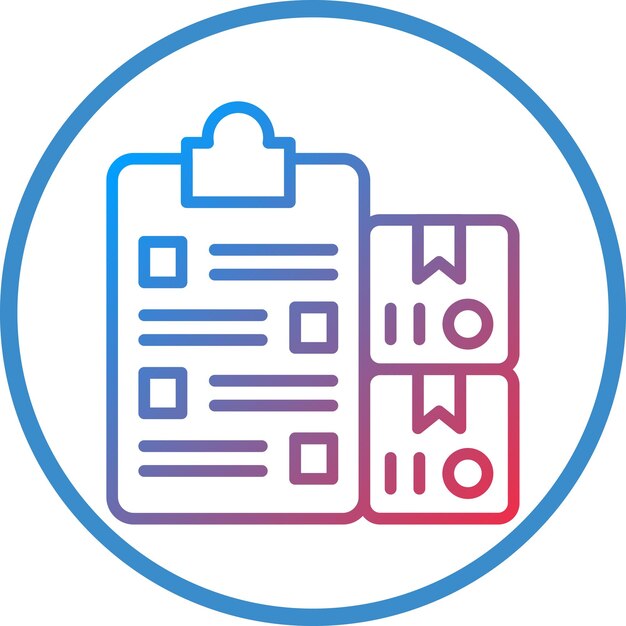 Diseño vectorial Sku Descripción Estilo del icono