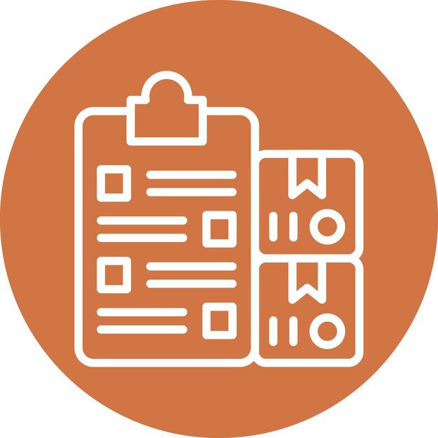 Diseño vectorial Sku Descripción Estilo del icono