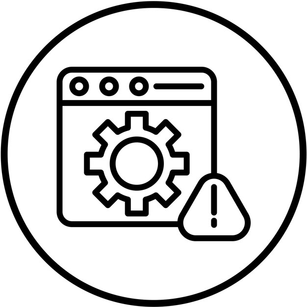 Diseño vectorial SMED Estilo del icono