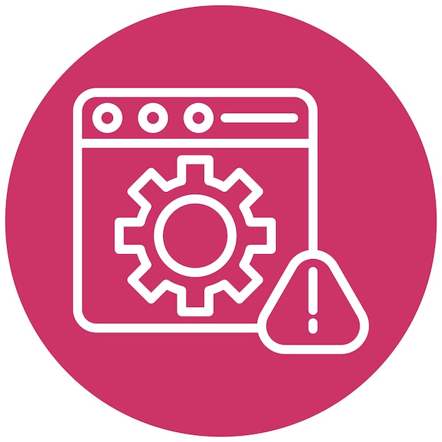 Diseño vectorial SMED Estilo del icono