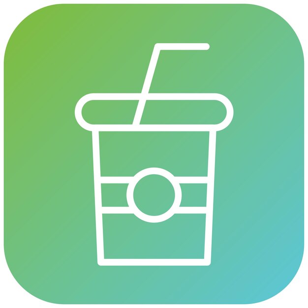 Diseño vectorial Smoothie Estilo del icono de la sinfonía