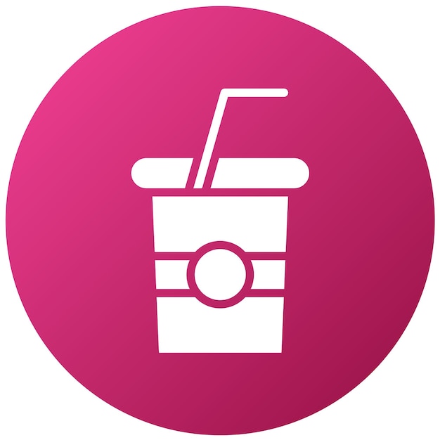 Diseño vectorial Smoothie Estilo del icono de la sinfonía