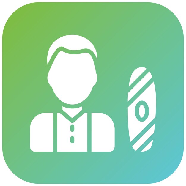 Diseño vectorial snowboarder estilo de icono masculino