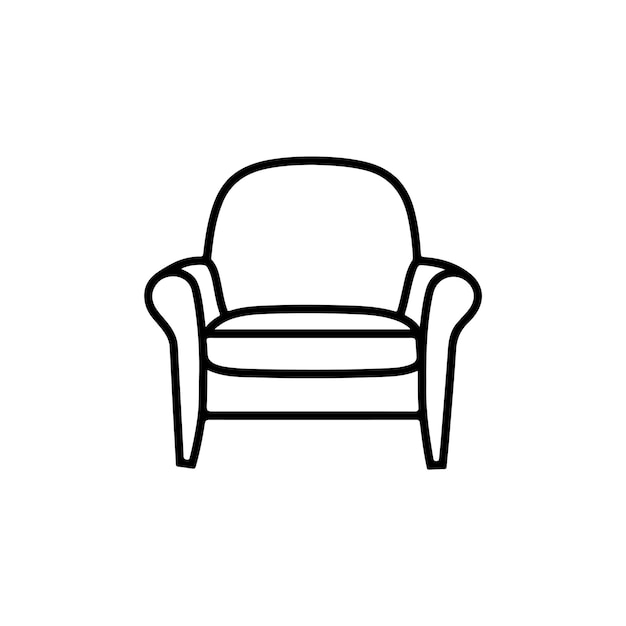 Diseño vectorial de sofá
