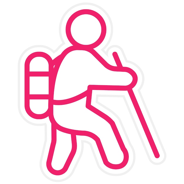 Diseño vectorial Solo estilo de icona de aventura