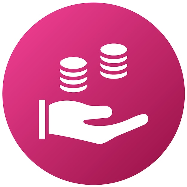 Diseño vectorial de soluciones fiscales Estilo de icono