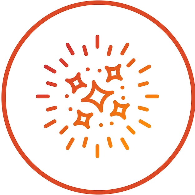 Diseño vectorial Spark Gaiety Estilo de icono