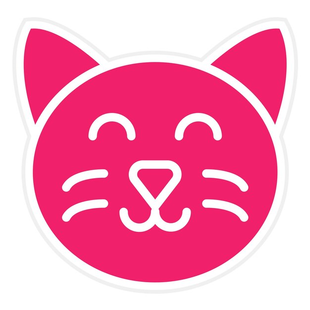Diseño vectorial de suministros para animales pequeños Estilo de icono