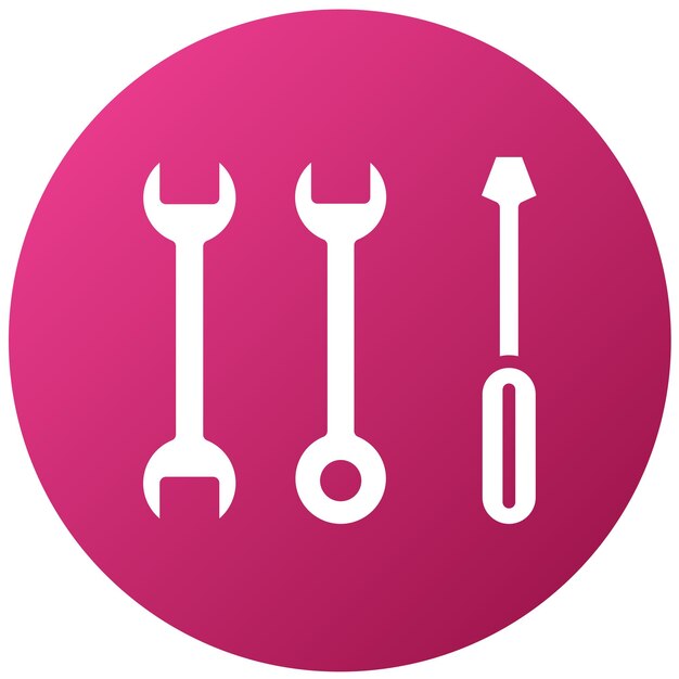 Diseño vectorial de suministros de bricolaje Estilo de icono