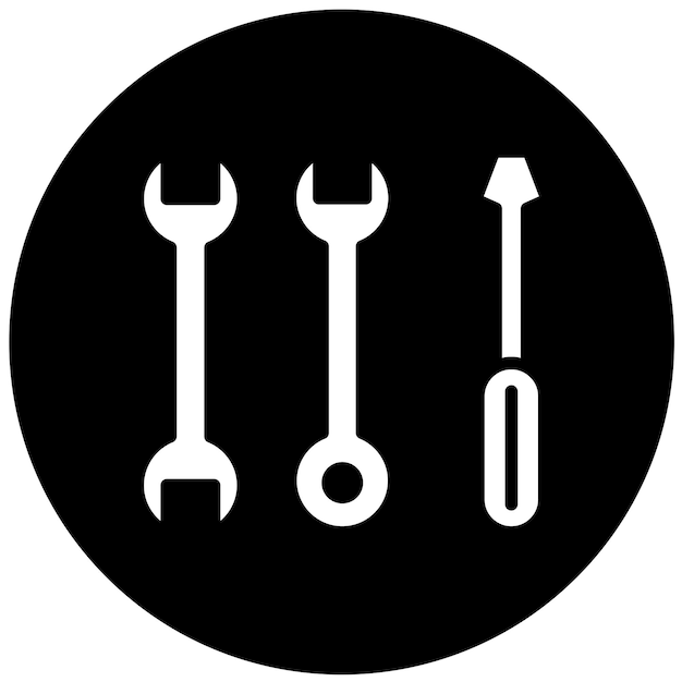 Diseño vectorial de suministros de bricolaje Estilo de icono