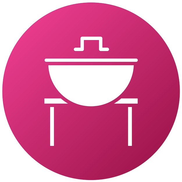 Diseño vectorial Tandoori Estilo de icono de tratamiento