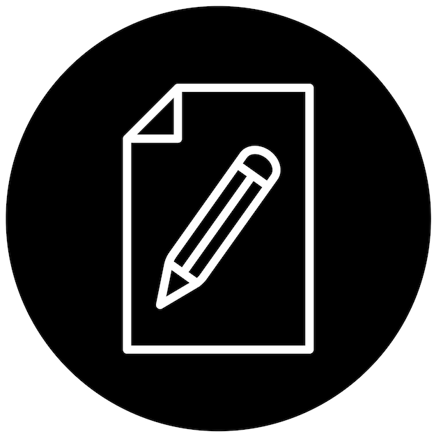 Diseño vectorial de tareas Icon Style